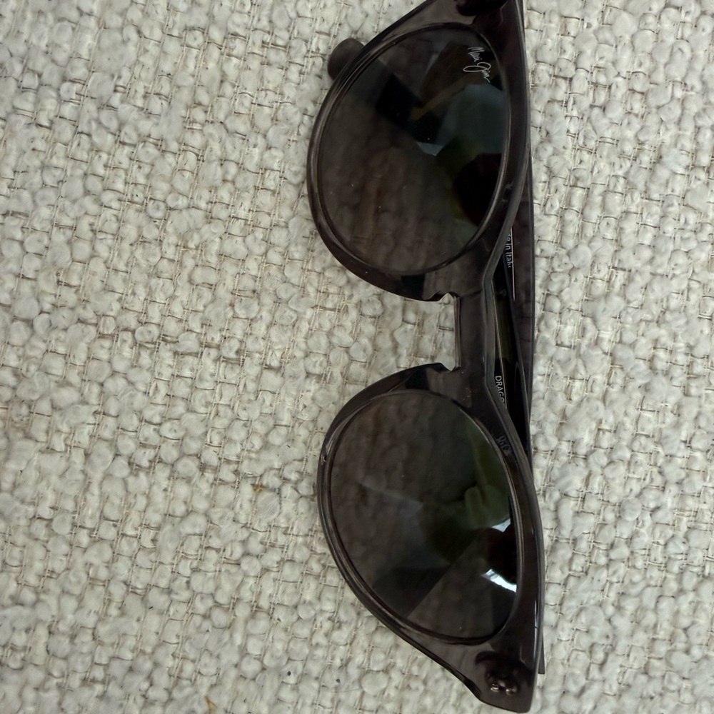 Maui Jim Grey Round Women's Sunglasses